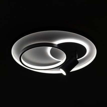 BRILAGI - UNITY LED dimmable ceiling light LED/60W/230V + 1xGU10/3W 3000-6000K Ø 50 cm white/black + remote control