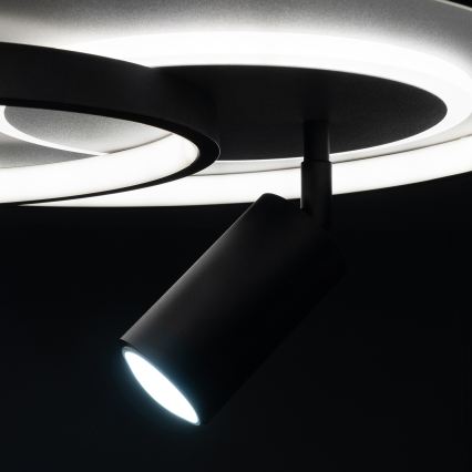 BRILAGI - UNITY LED dimmable ceiling light LED/60W/230V + 1xGU10/3W 3000-6000K Ø 50 cm white/black + remote control