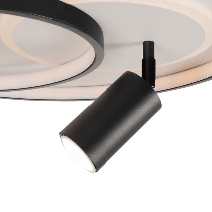 BRILAGI - UNITY LED dimmable ceiling light LED/60W/230V + 1xGU10/3W 3000-6000K Ø 50 cm white/black + remote control