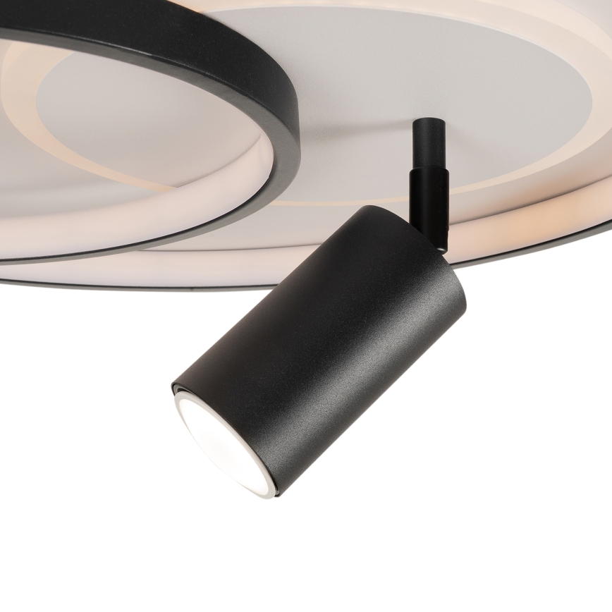 BRILAGI - UNITY LED dimmable ceiling light LED/60W/230V + 1xGU10/3W 3000-6000K Ø 50 cm white/black + remote control