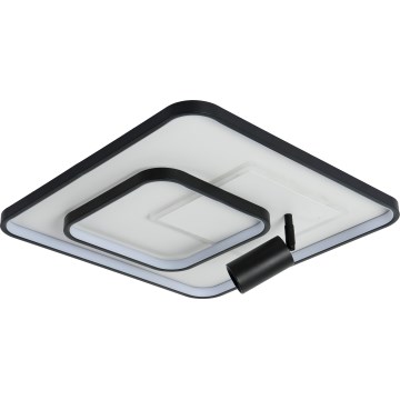 Brilagi - UNITY LED dimmable ceiling light LED/75W/230V + 1xGU10/3W 3000-6000K 50x50 cm white/black + remote control
