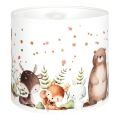 BRILAGI - Universal BOBO E27 lampshade, Ø 15 cm, white/animal design