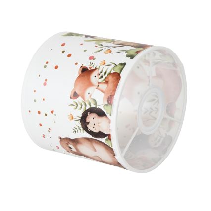 BRILAGI - Universal BOBO E27 lampshade, Ø 15 cm, white/animal design