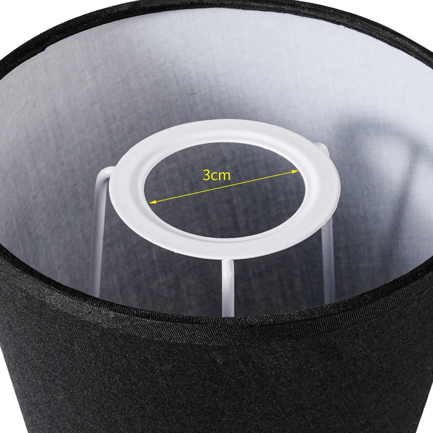 Brilagi - Universal lampshade NUBILA E27 13x9 cm black