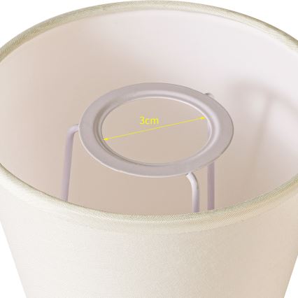 Brilagi - Universal lampshade NUBILA E27 13x9 cm creamy