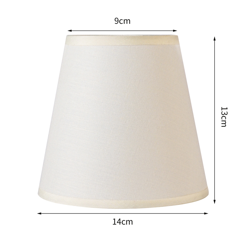 Brilagi - Universal lampshade NUBILA E27 13x9 cm creamy