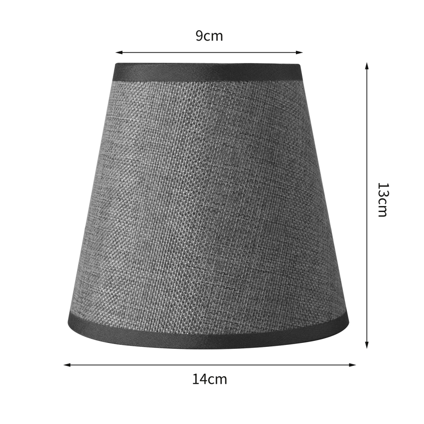 Brilagi - Universal lampshade NUBILA E27 13x9 cm grey