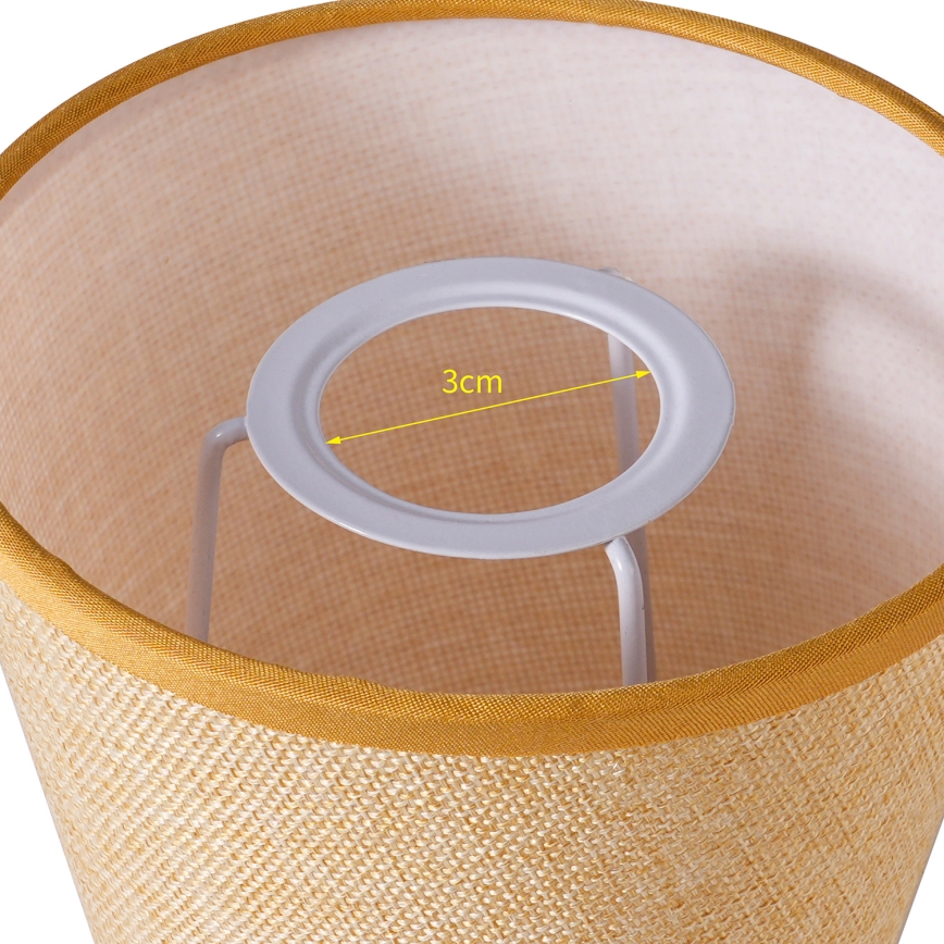 Brilagi - Universal lampshade NUBILA E27 13x9 cm light brown
