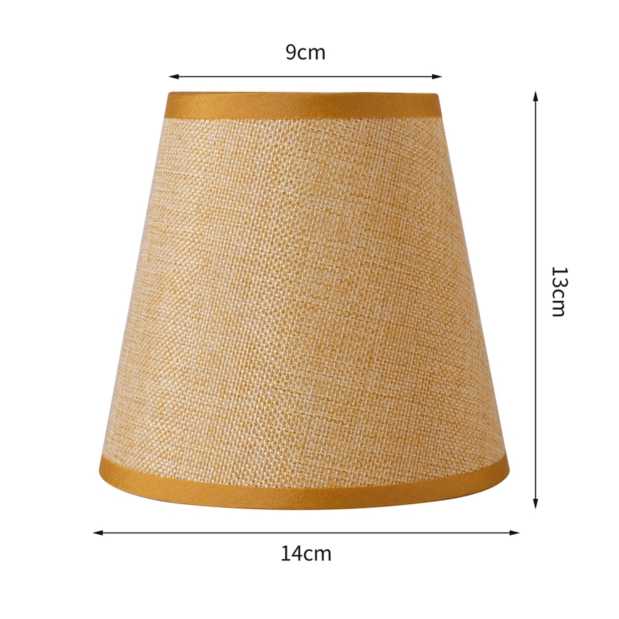 Brilagi - Universal lampshade NUBILA E27 13x9 cm light brown