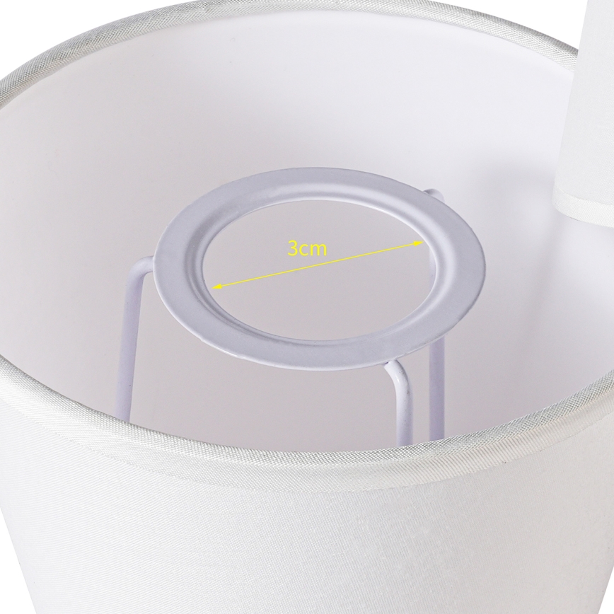 Brilagi - Universal lampshade NUBILA E27 13x9 cm white