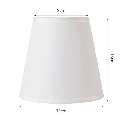 Brilagi - Universal lampshade NUBILA E27 13x9 cm white