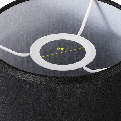Brilagi - Universal lampshade NUBILA E27 15,5x14 cm anthracite