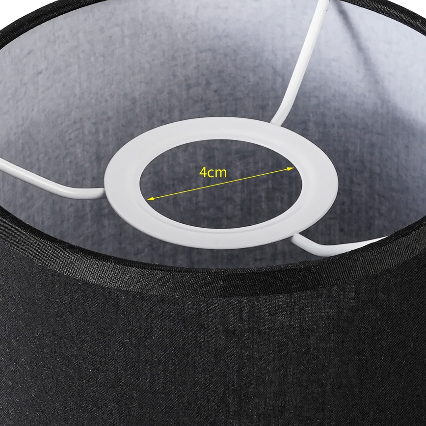 Brilagi - Universal lampshade NUBILA E27 15,5x14 cm anthracite