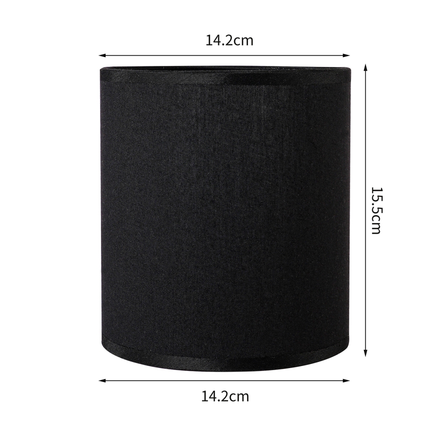 Brilagi - Universal lampshade NUBILA E27 15,5x14 cm anthracite