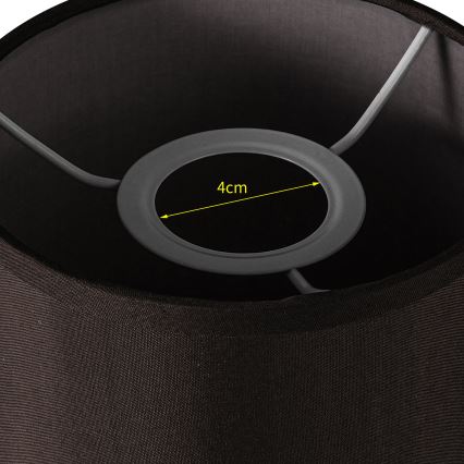 Brilagi - Universal lampshade NUBILA E27 15,5x14 cm black