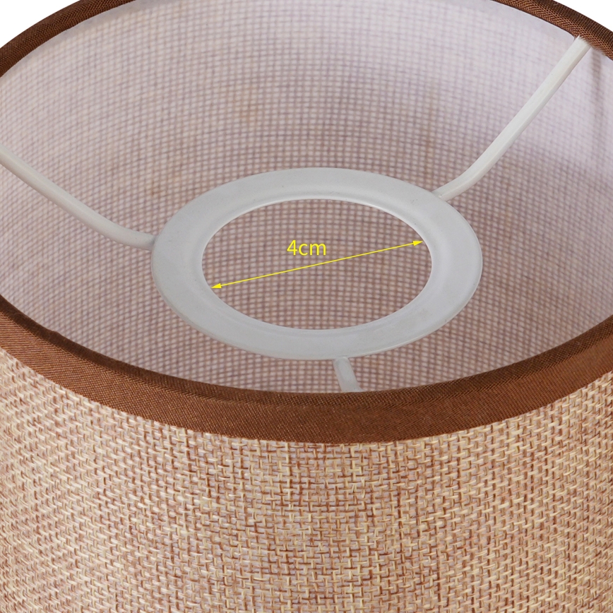 Brilagi - Universal lampshade NUBILA E27 15,5x14 cm brown