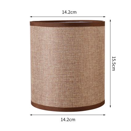 Brilagi - Universal lampshade NUBILA E27 15,5x14 cm brown
