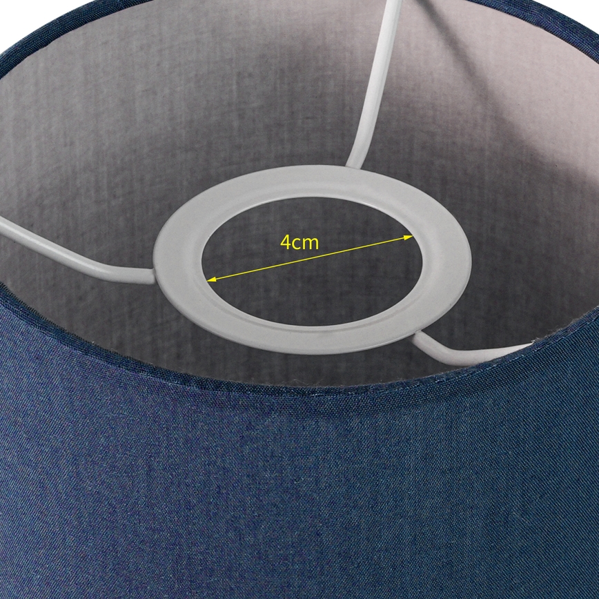 Brilagi - Universal lampshade NUBILA E27 15,5x14 cm dark blue