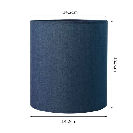 Brilagi - Universal lampshade NUBILA E27 15,5x14 cm dark blue