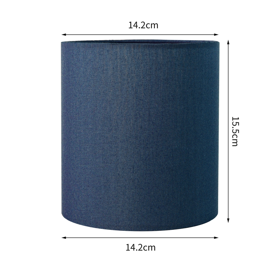 Brilagi - Universal lampshade NUBILA E27 15,5x14 cm dark blue