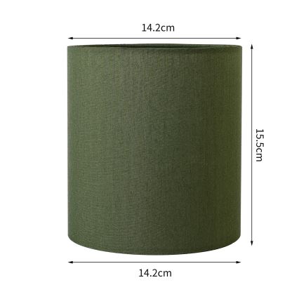 Brilagi - Universal lampshade NUBILA E27 15,5x14 cm green