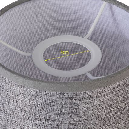 Brilagi - Universal lampshade NUBILA E27 15,5x14 cm grey