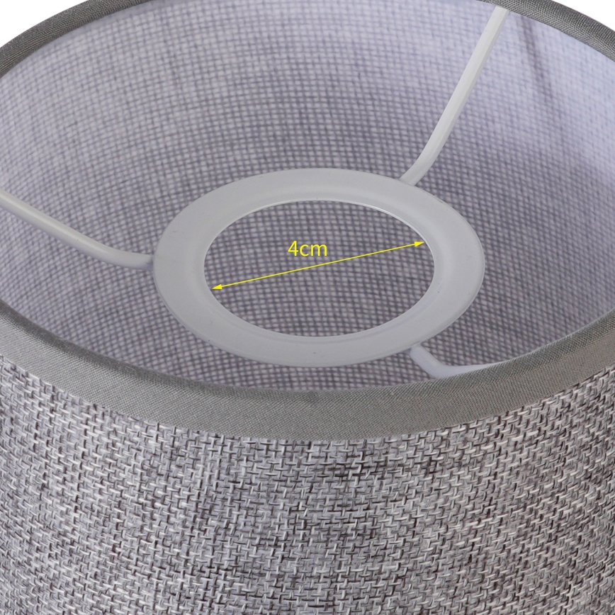 Brilagi - Universal lampshade NUBILA E27 15,5x14 cm grey