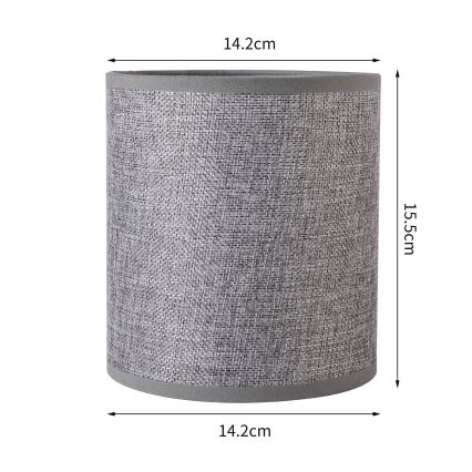 Brilagi - Universal lampshade NUBILA E27 15,5x14 cm grey