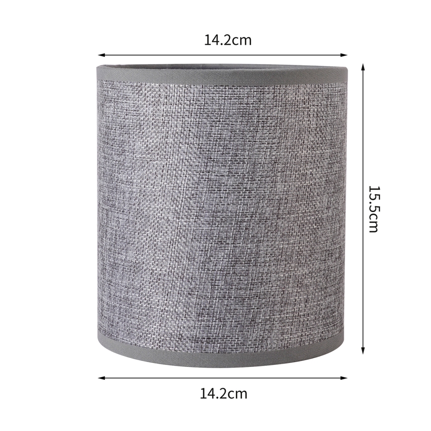 Brilagi - Universal lampshade NUBILA E27 15,5x14 cm grey
