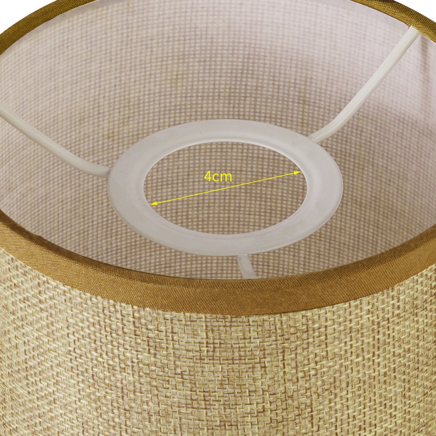 Brilagi - Universal lampshade NUBILA E27 15,5x14 cm light brown