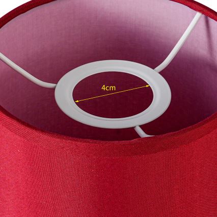 Brilagi - Universal lampshade NUBILA E27 15,5x14 cm Pompeian red