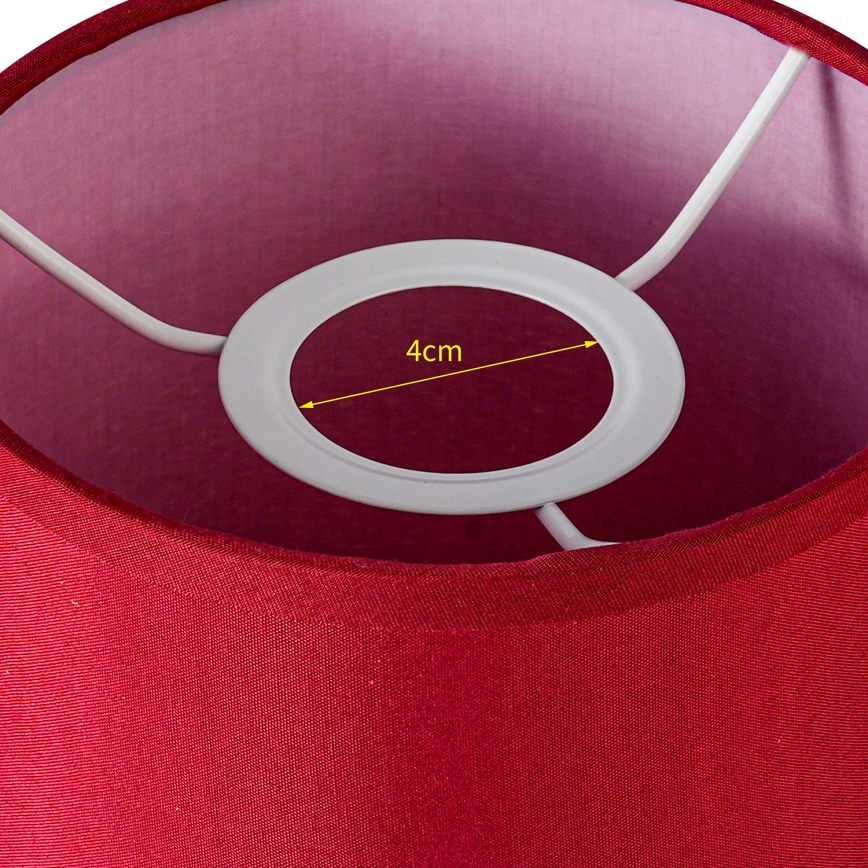 Brilagi - Universal lampshade NUBILA E27 15,5x14 cm Pompeian red