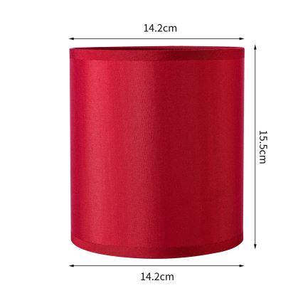 Brilagi - Universal lampshade NUBILA E27 15,5x14 cm Pompeian red