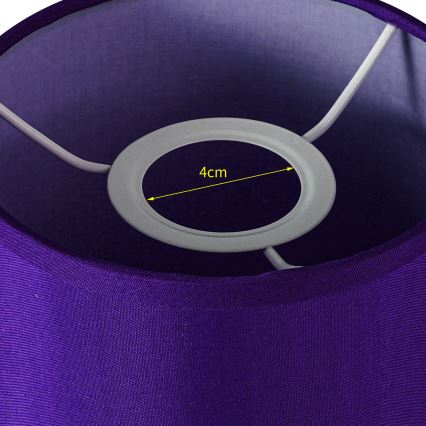 Brilagi - Universal lampshade NUBILA E27 15,5x14 cm purple
