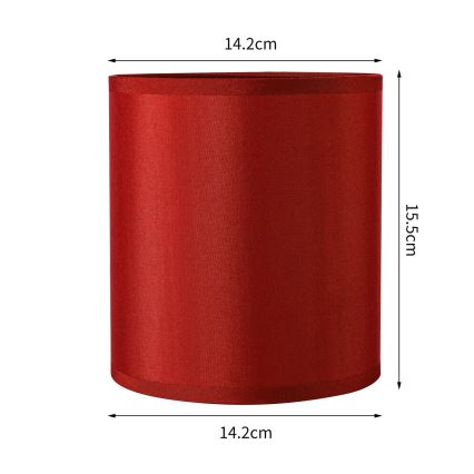 Brilagi - Universal lampshade NUBILA E27 15,5x14 cm red