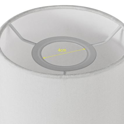 Brilagi - Universal lampshade NUBILA E27 15,5x14 cm white
