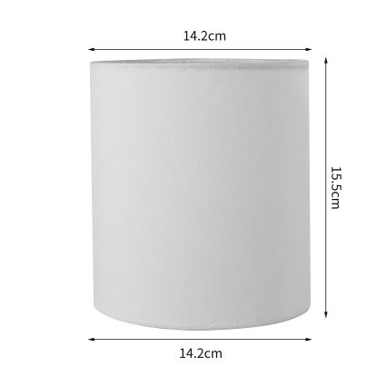 Brilagi - Universal lampshade NUBILA E27 15,5x14 cm white