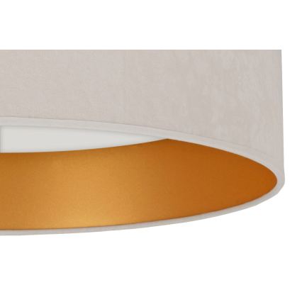 BRILAGI - Universal VELVET Replacement Lampshade, Ø 30 cm, Cream/Gold