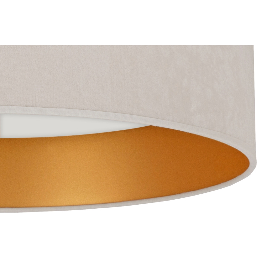 BRILAGI - Universal VELVET Replacement Lampshade, Ø 30 cm, Cream/Gold
