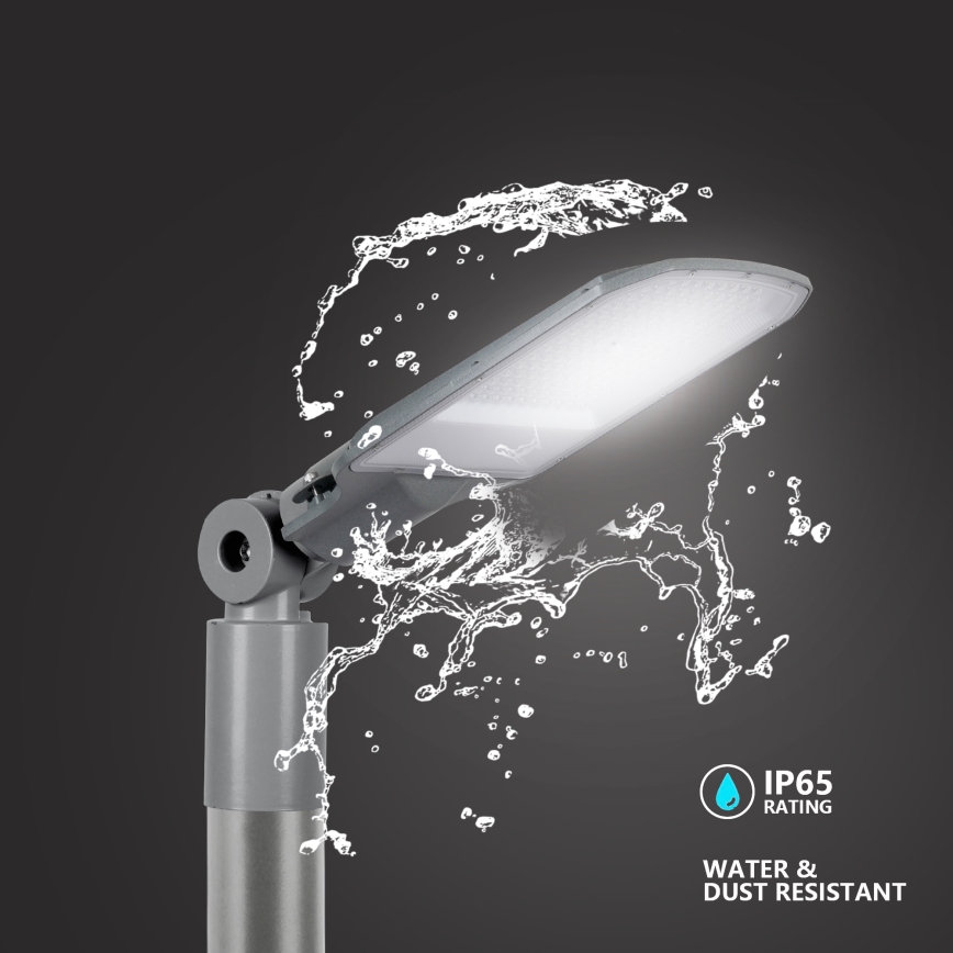 Brilagi - URBANLIGHT LED Street Lamp, 100W, 230V, Grey, IP65