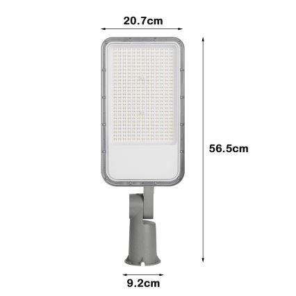 Brilagi - URBANLIGHT LED Street Lamp 200W/230V, grey, IP65
