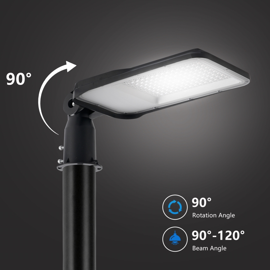 Brilagi - URBANLIGHT LED Street Light, 100W, 230V, Black, IP65