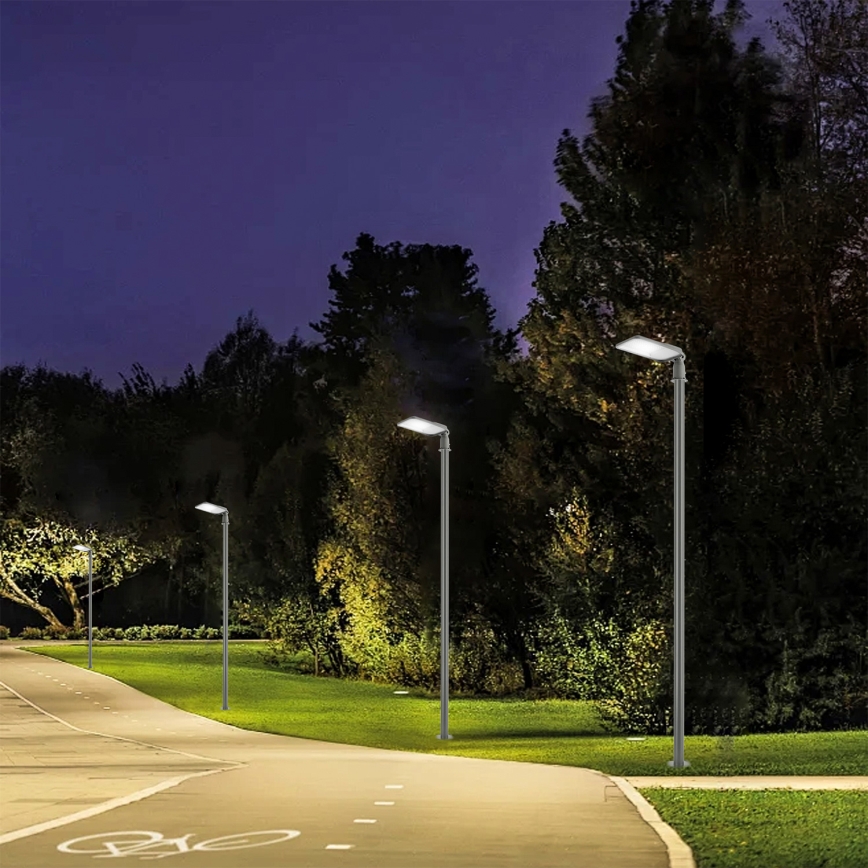 Brilagi - URBANLIGHT LED Street Light LED/100W/230V Gray IP65