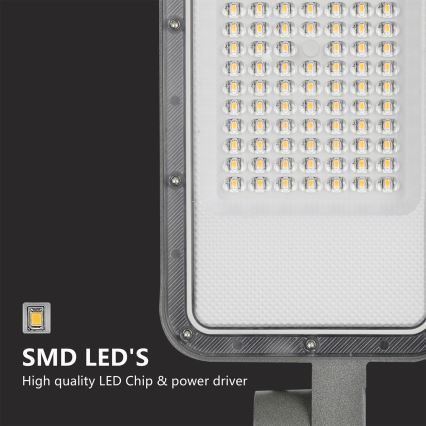 Brilagi - URBANLIGHT LED Street Light LED/100W/230V Gray IP65
