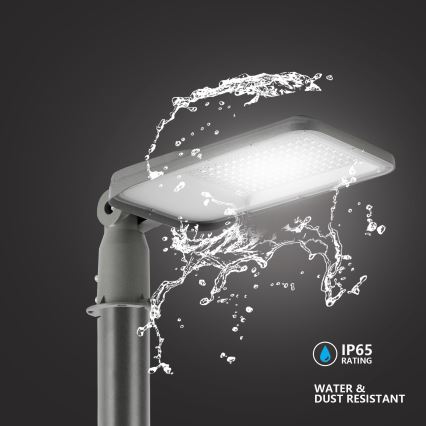 Brilagi - URBANLIGHT LED Street Light LED/100W/230V Gray IP65