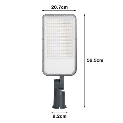 Brilagi - URBANLIGHT LED Street Light LED/200W/230V Anthracite IP65