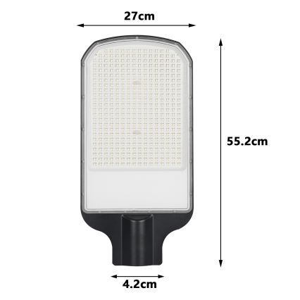 Brilagi - URBANLIGHT LED Street Light LED/200W/230V Black IP65