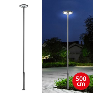 Brilagi - URBANSPARK 120W LED Outdoor Street Light with 5 m Post, 230V, Anthracite, IP65