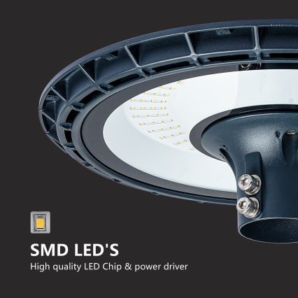 Brilagi - URBANSPARK LED street lamp with 5-m pole, 120W/230V, anthracite, IP65