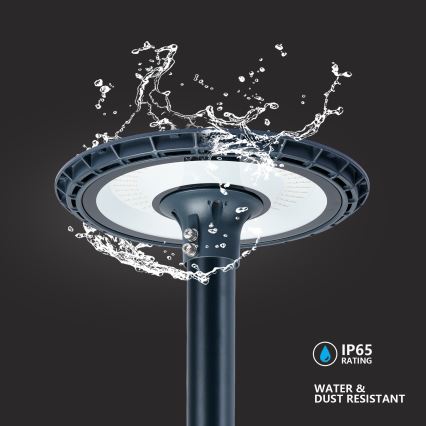 Brilagi - URBANSPARK LED street lamp with 5-m pole, 120W/230V, anthracite, IP65